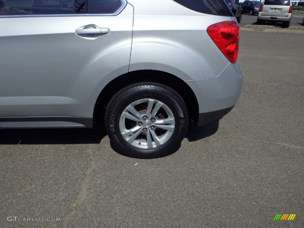 2010 Equinox LT AWD - Silver Ice Metallic / Jet Black/Brownstone photo #25