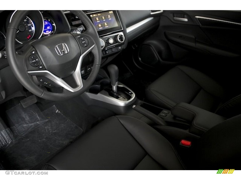 Black Interior 2015 Honda Fit EX-L Photo #97068631
