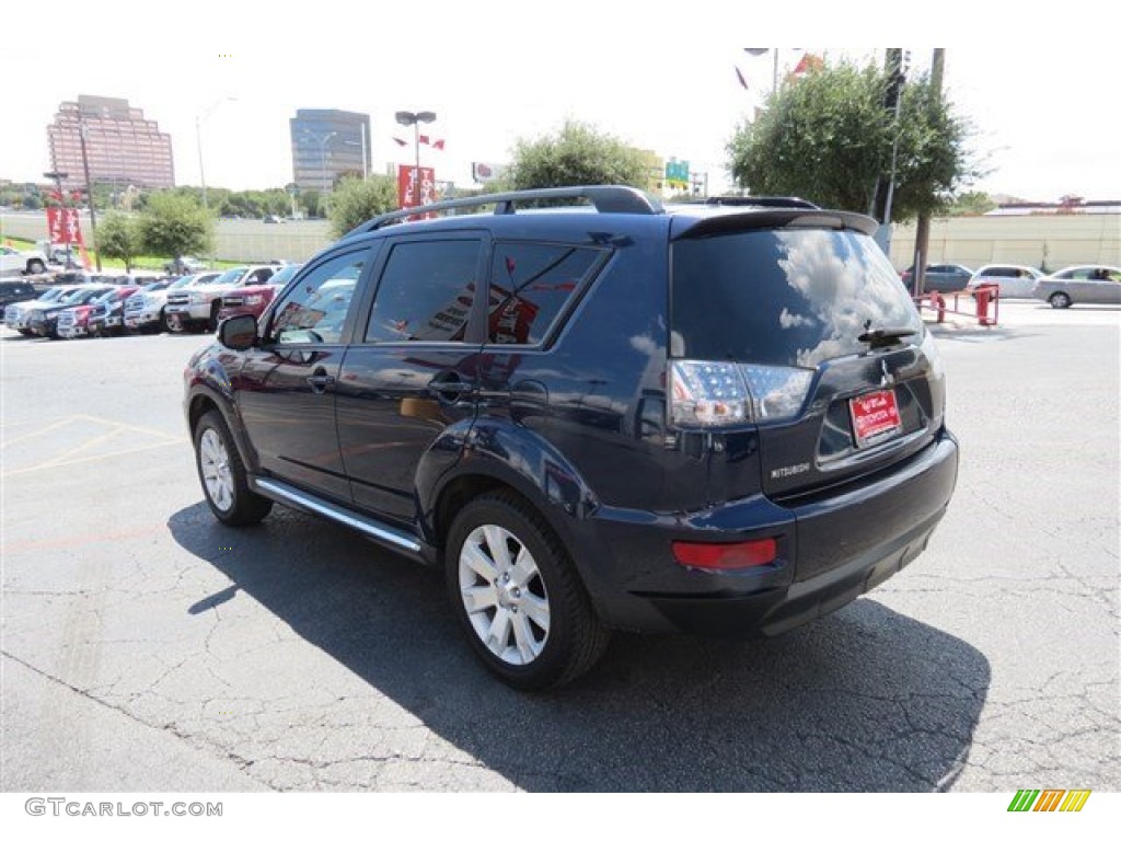 2010 Outlander SE - Cosmic Blue Metallic / Black photo #5
