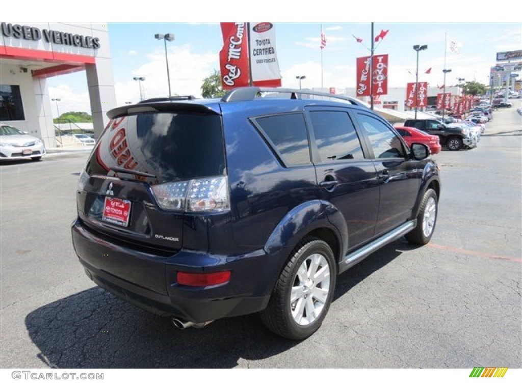 2010 Outlander SE - Cosmic Blue Metallic / Black photo #7
