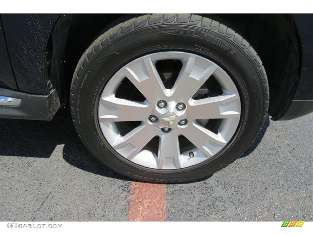 2010 Outlander SE - Cosmic Blue Metallic / Black photo #9