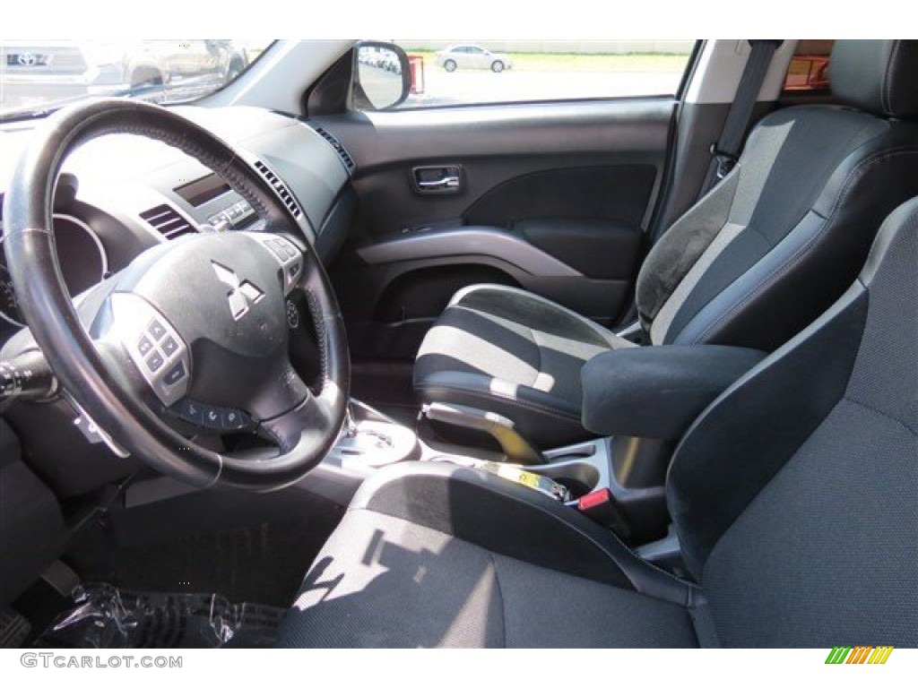 2010 Outlander SE - Cosmic Blue Metallic / Black photo #11