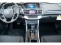 Black 2015 Honda Accord EX-L V6 Sedan Dashboard