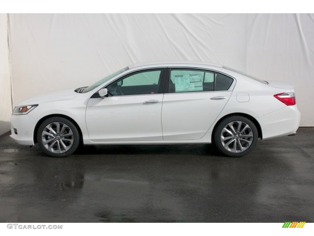 White Orchid Pearl 2015 Honda Accord Sport Sedan Exterior Photo #97072261