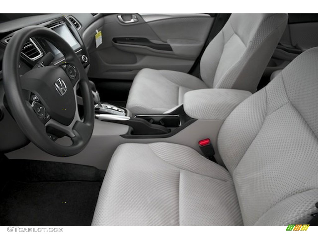 Gray Interior 2014 Honda Civic Hybrid Sedan Photo #97072804