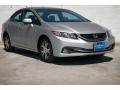 2014 Alabaster Silver Metallic Honda Civic Hybrid Sedan  photo #1