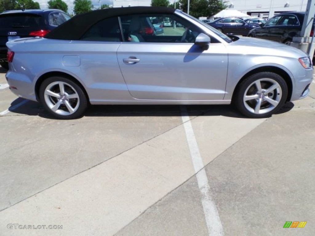 Florett Silver Metallic 2015 Audi A3 2.0 Premium quattro Cabriolet Exterior Photo #97074608