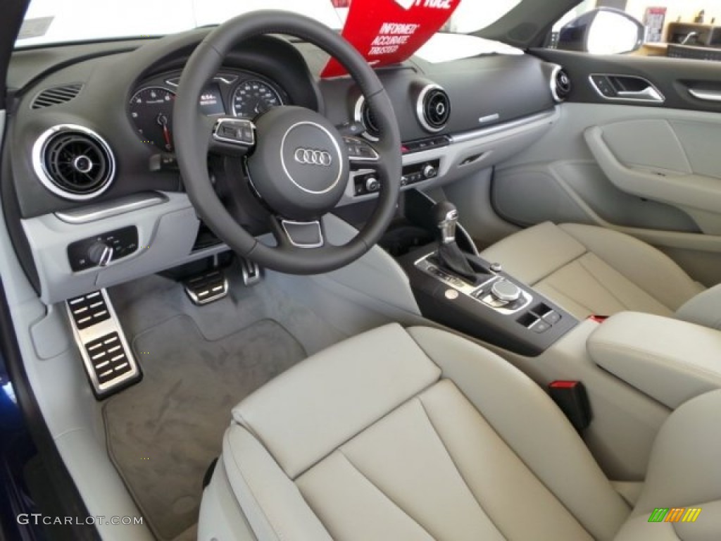 Titanium Gray Interior 2015 Audi A3 2.0 Premium Plus quattro Cabriolet Photo #97074754