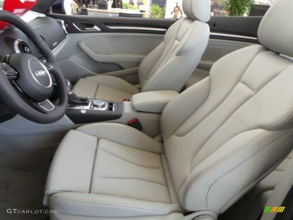 2015 Audi A3 2.0 Premium Plus quattro Cabriolet Front Seat Photo #97074757