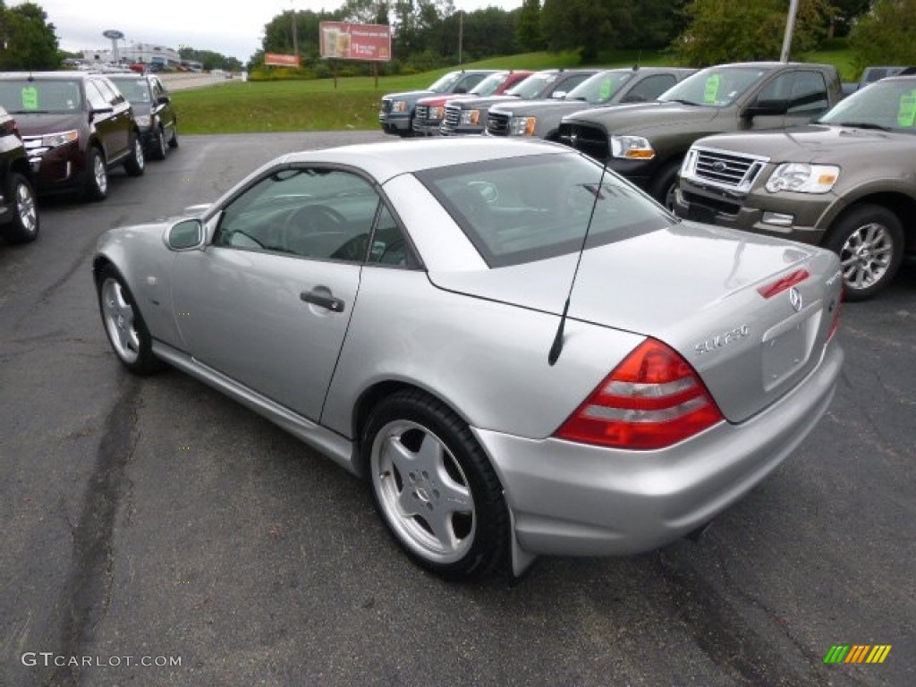 1999 SLK 230 Kompressor Roadster - Brilliant Silver Metallic / Charcoal photo #7