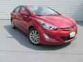 2015 Geranium Red Hyundai Elantra SE Sedan  photo #2