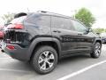 2015 Brilliant Black Crystal Pearl Jeep Cherokee Trailhawk 4x4  photo #3