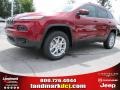 2015 Deep Cherry Red Crystal Pearl Jeep Cherokee Latitude 4x4  photo #1