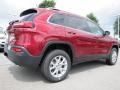 2015 Deep Cherry Red Crystal Pearl Jeep Cherokee Latitude 4x4  photo #3