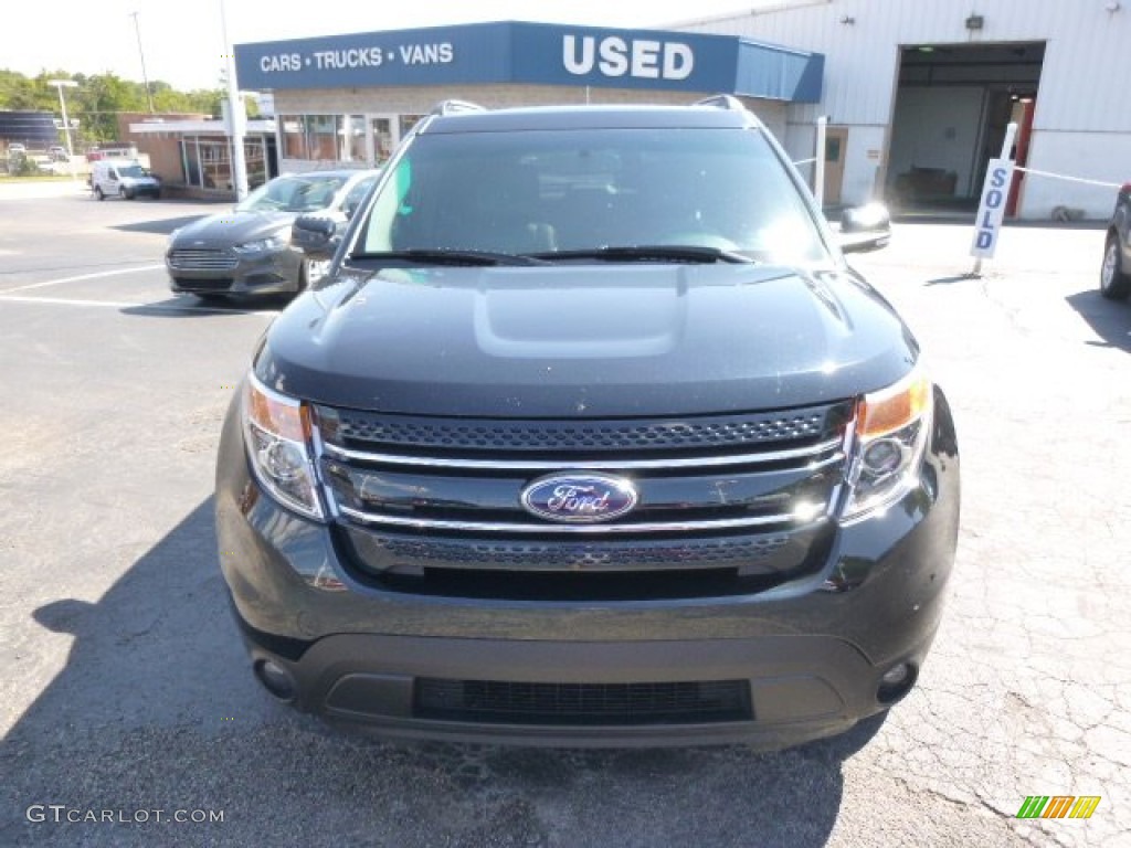 2014 Explorer Limited 4WD - Tuxedo Black / Charcoal Black photo #3