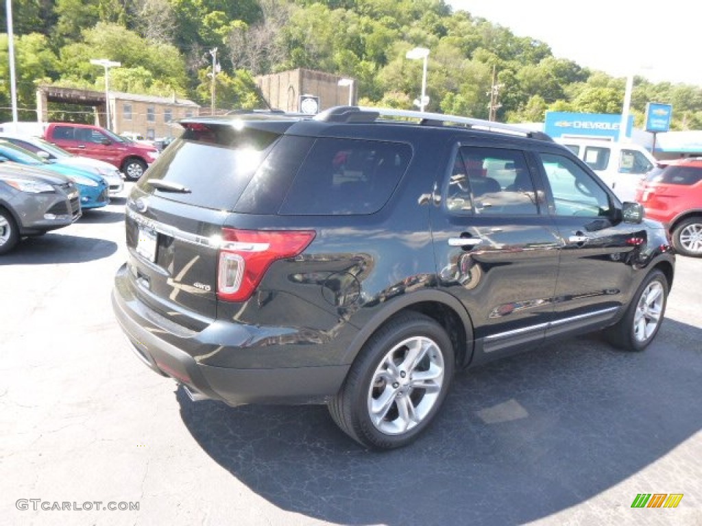 2014 Explorer Limited 4WD - Tuxedo Black / Charcoal Black photo #8