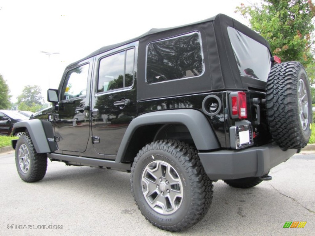 Black 2015 Jeep Wrangler Unlimited Rubicon 4x4 Exterior Photo #97078270