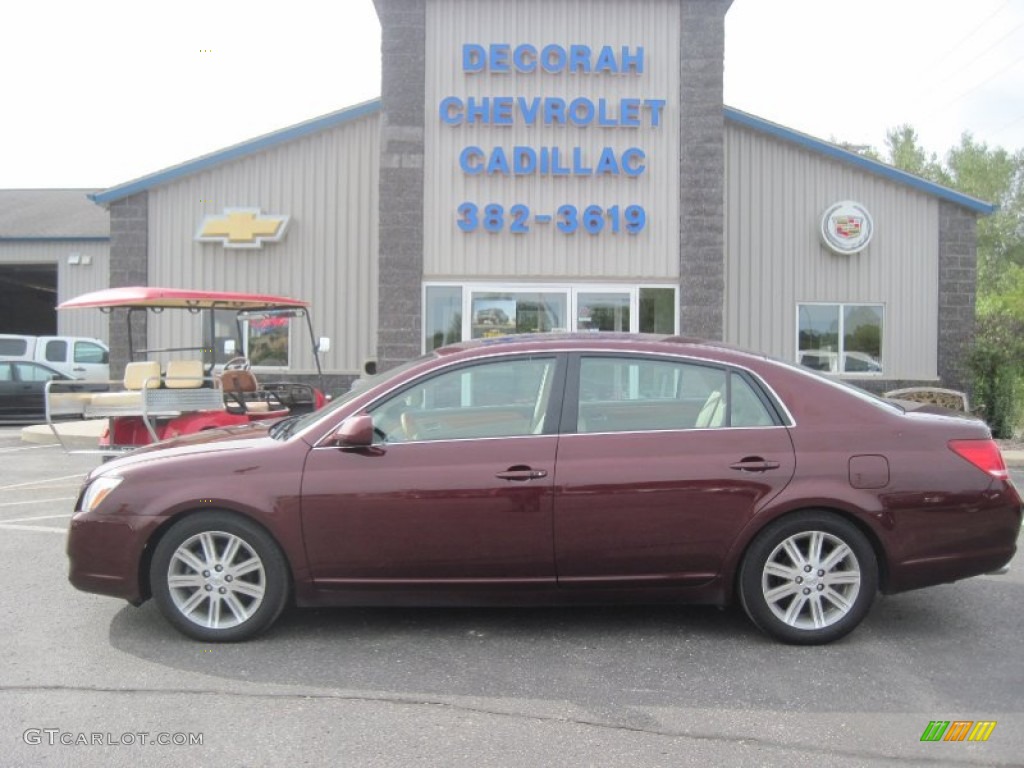 2005 Avalon Touring - Cassis Red Pearl / Ivory photo #1