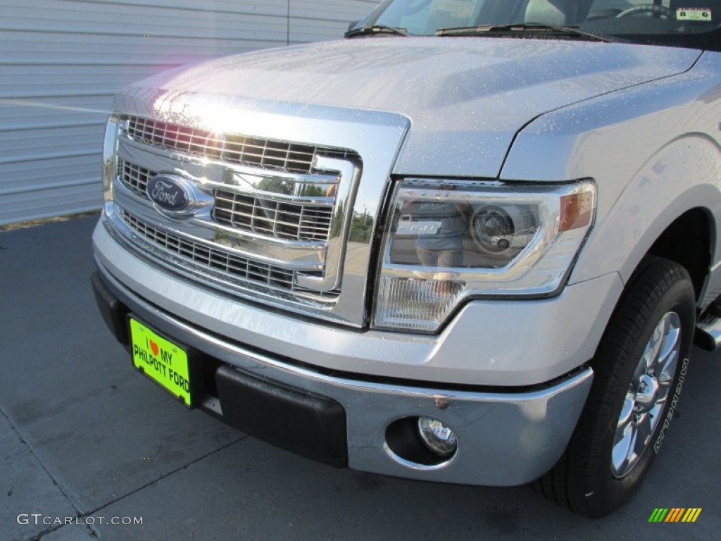 2014 F150 XLT SuperCrew - Ingot Silver / Steel Grey photo #10