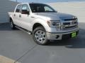 2014 Ingot Silver Ford F150 XLT SuperCrew  photo #1