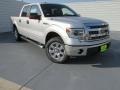 2014 Ingot Silver Ford F150 XLT SuperCrew  photo #2