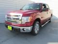 2014 Ruby Red Ford F150 XLT SuperCrew  photo #7