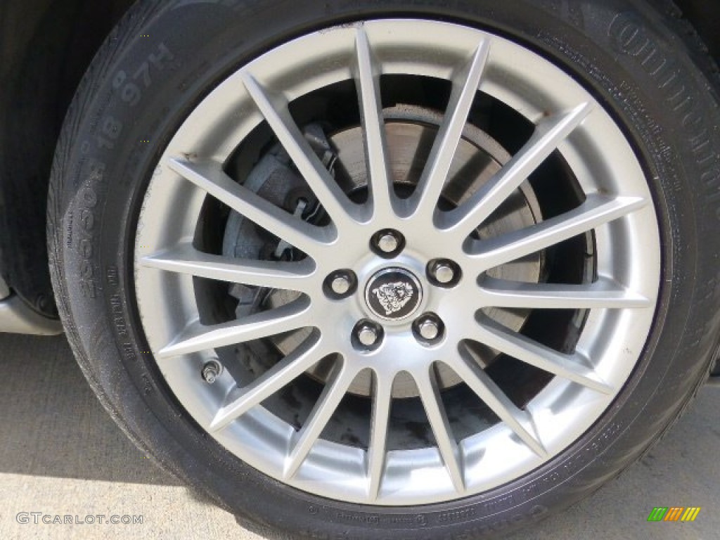 2007 XJ XJ8 - Liquid Silver Metallic / Charcoal photo #48