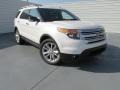 2014 White Platinum Ford Explorer XLT  photo #1