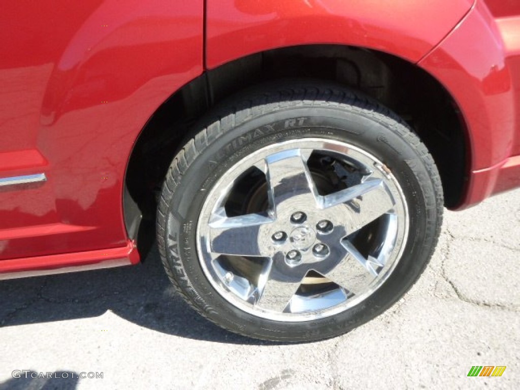 2007 Caliber R/T AWD - Inferno Red Crystal Pearl / Pastel Pebble Beige photo #9