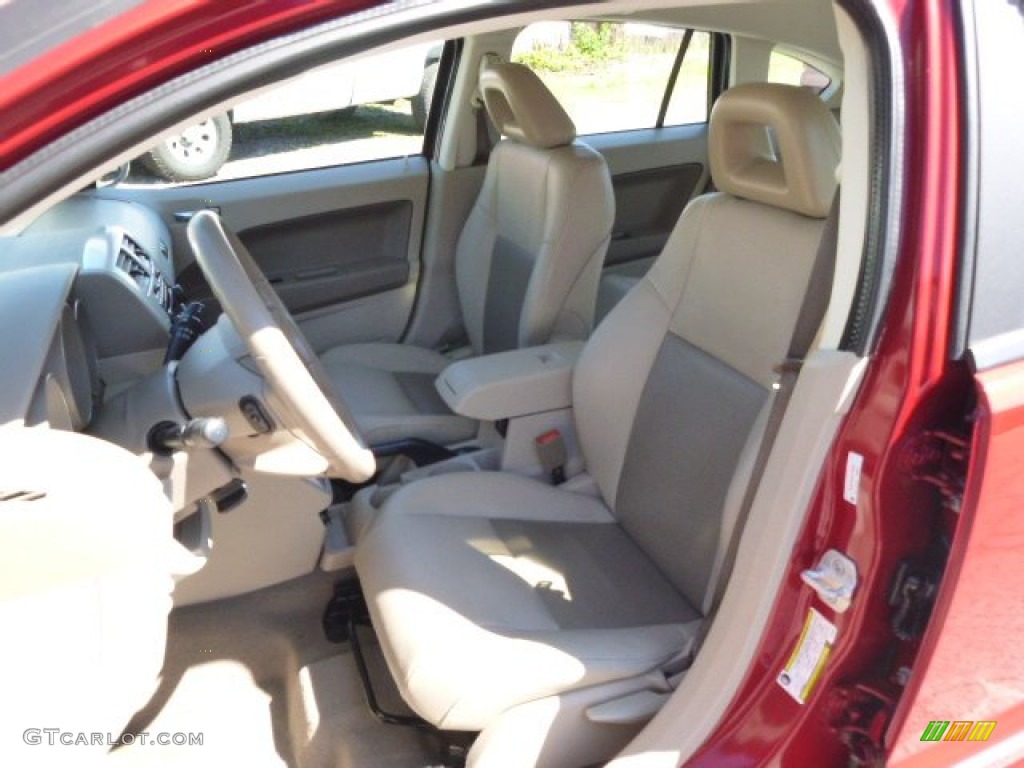 2007 Caliber R/T AWD - Inferno Red Crystal Pearl / Pastel Pebble Beige photo #10