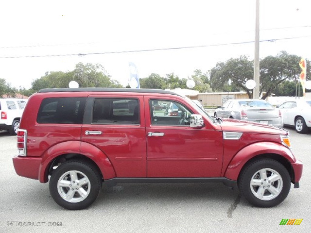 2009 Nitro SE - Inferno Red Crystal Pearl / Dark Slate Gray photo #11