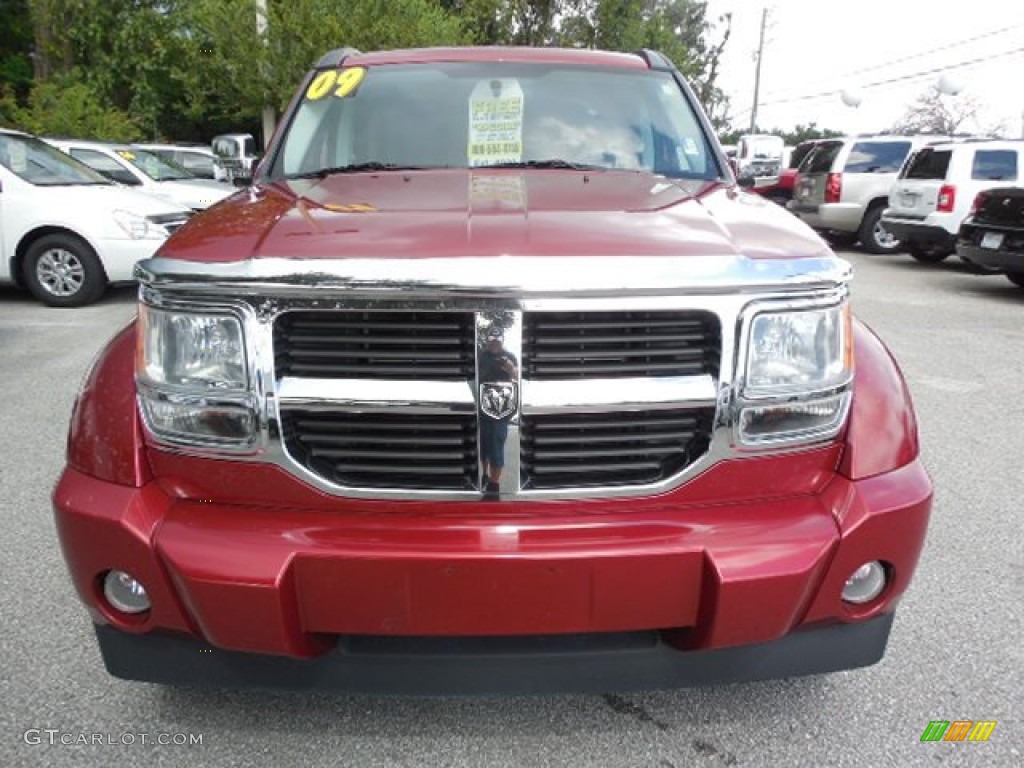 2009 Nitro SE - Inferno Red Crystal Pearl / Dark Slate Gray photo #15