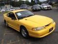 1994 Canary Yellow Ford Mustang GT Coupe  photo #5
