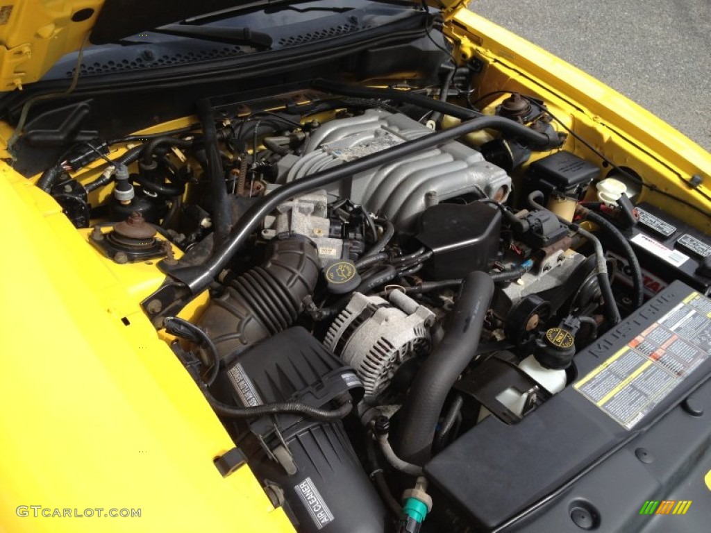 1994 Mustang GT Coupe - Canary Yellow / Black photo #28