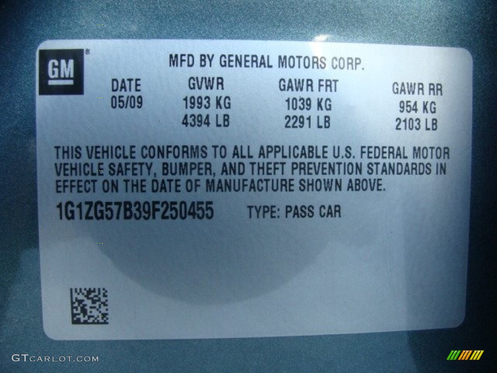 2009 Malibu LS Sedan - Silver Moss Metallic / Titanium photo #22