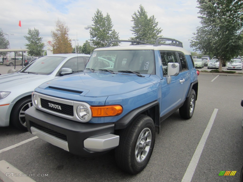 2013 FJ Cruiser 4WD - Cavalry Blue / Dark Charcoal photo #2
