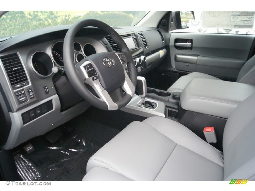 Gray Interior 2015 Toyota Sequoia Limited 4x4 Photo #97095124