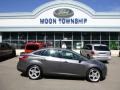 2013 Sterling Gray Ford Focus Titanium Sedan  photo #1