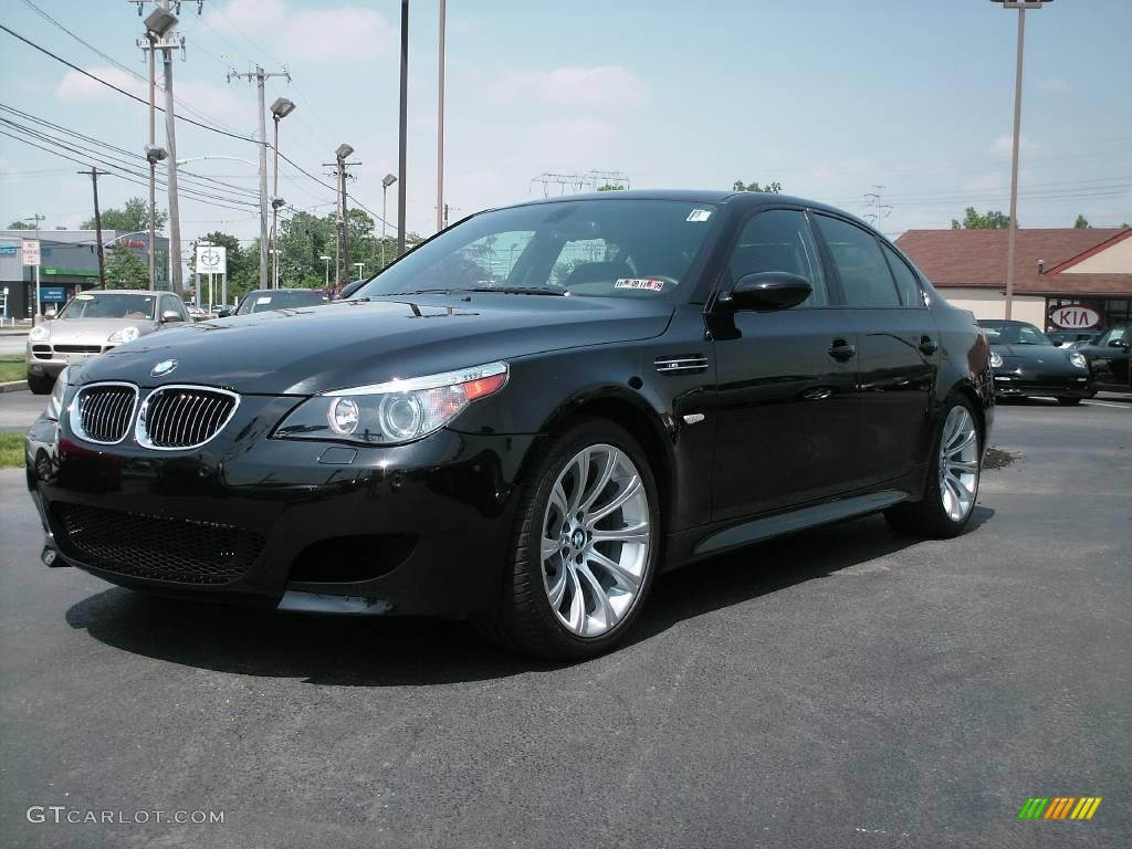 2006 M5  - Black Sapphire Metallic / Black photo #1