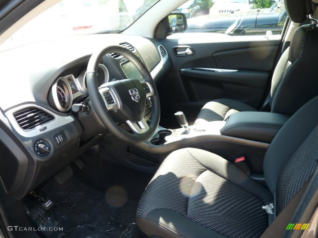 Black Interior 2015 Dodge Journey SXT Plus Photo #97095604