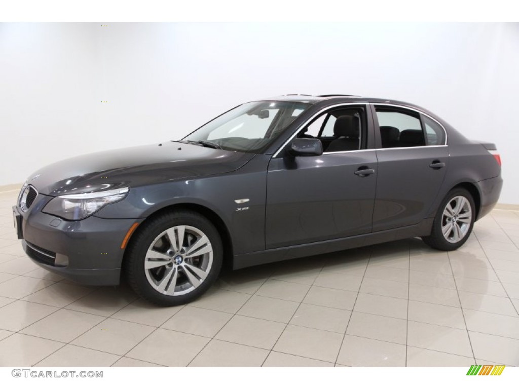 Platinum Grey Metallic 2009 BMW 5 Series 528xi Sedan Exterior Photo #97096432