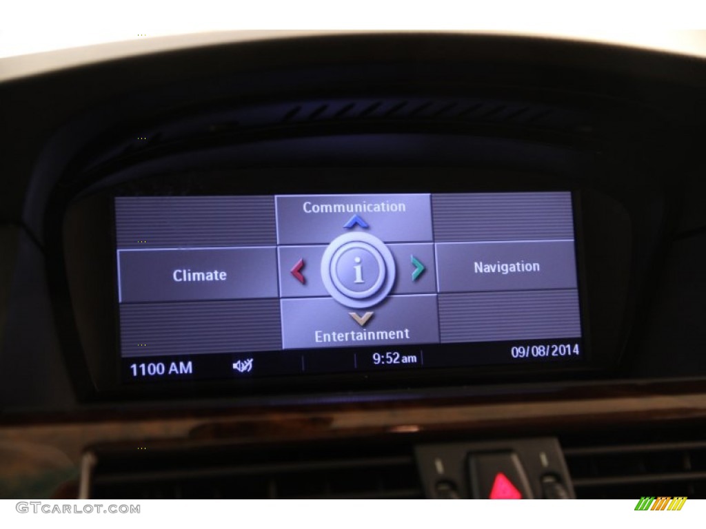 2009 5 Series 528xi Sedan - Platinum Grey Metallic / Black Dakota Leather photo #9
