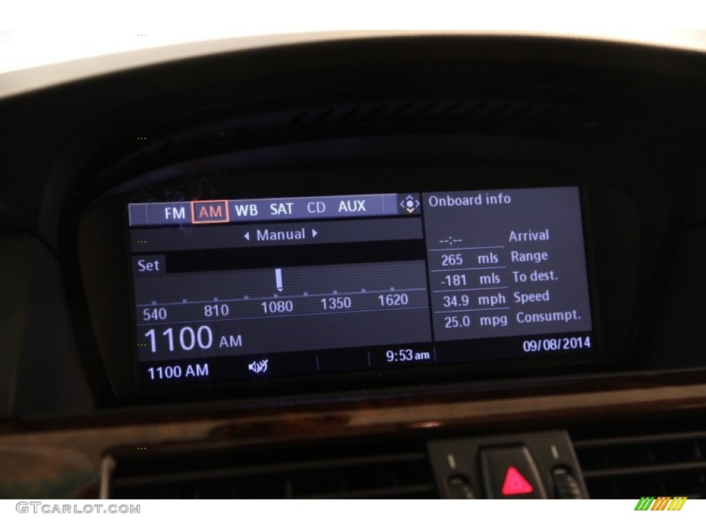 2009 5 Series 528xi Sedan - Platinum Grey Metallic / Black Dakota Leather photo #12