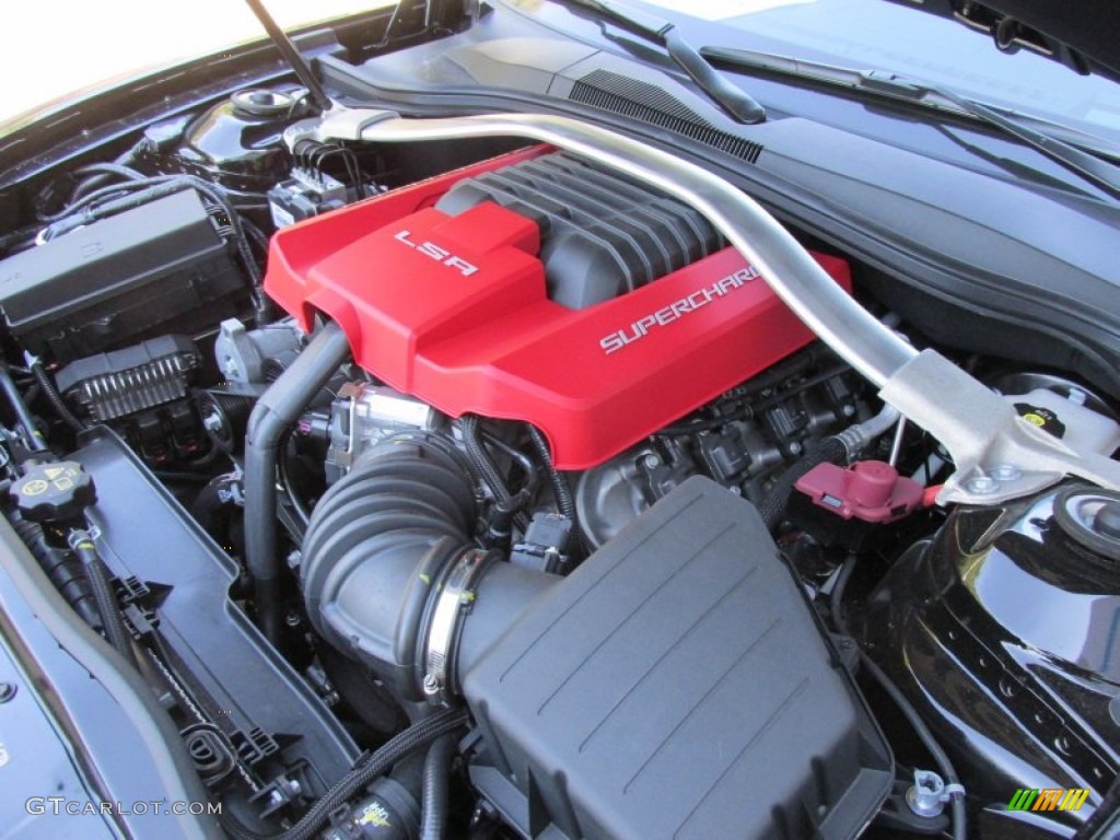 2015 Chevrolet Camaro ZL1 Coupe 6.2 Liter Supercharged OHV 16-Valve V8 Engine Photo #97096895