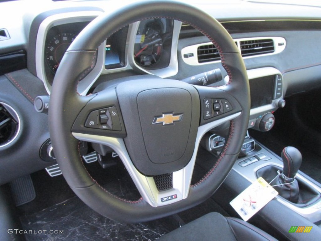 2015 Chevrolet Camaro ZL1 Coupe Black Dashboard Photo #97096921