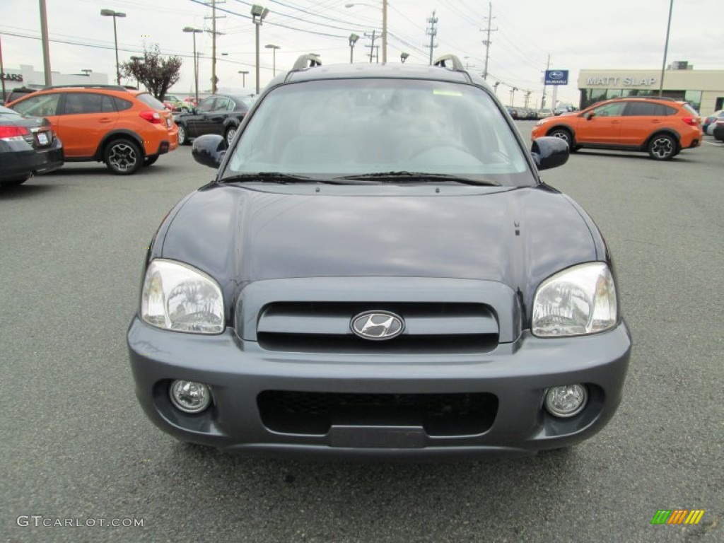 2005 Santa Fe GLS - Moonlit Blue / Gray photo #3