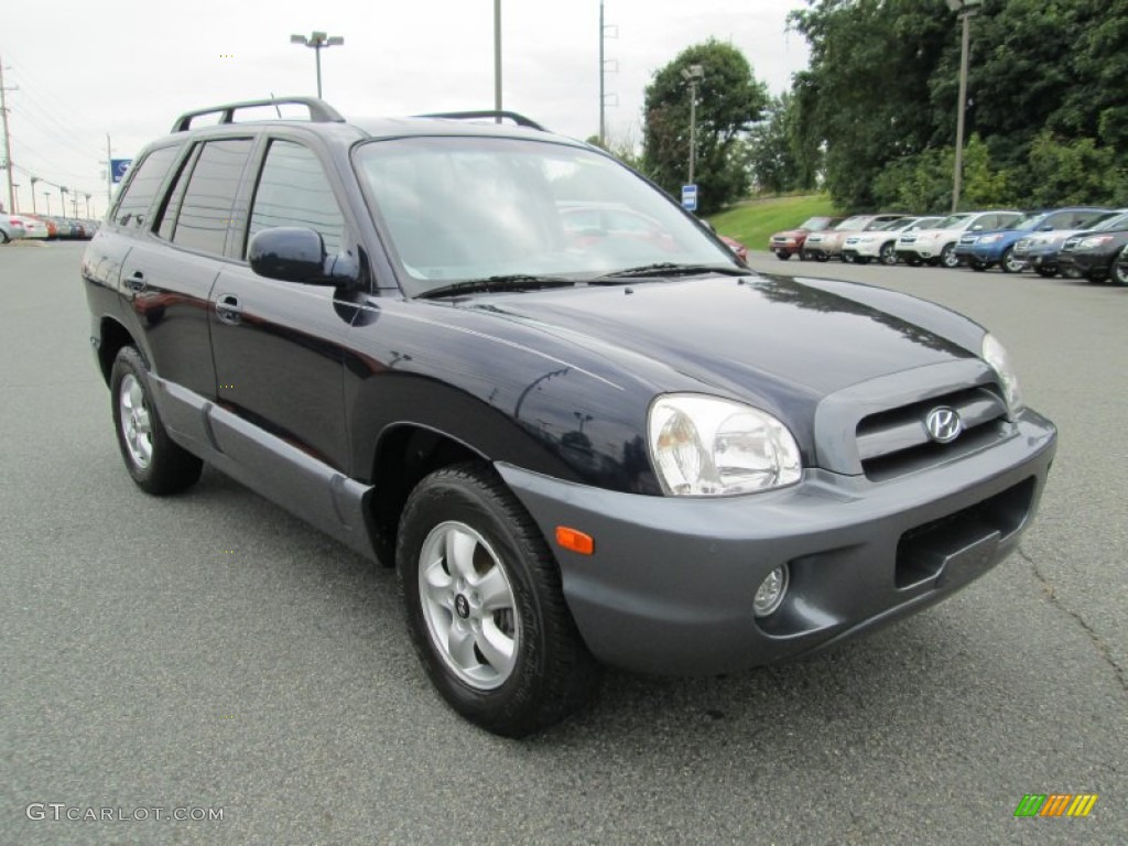 Moonlit Blue 2005 Hyundai Santa Fe GLS Exterior Photo #97097270