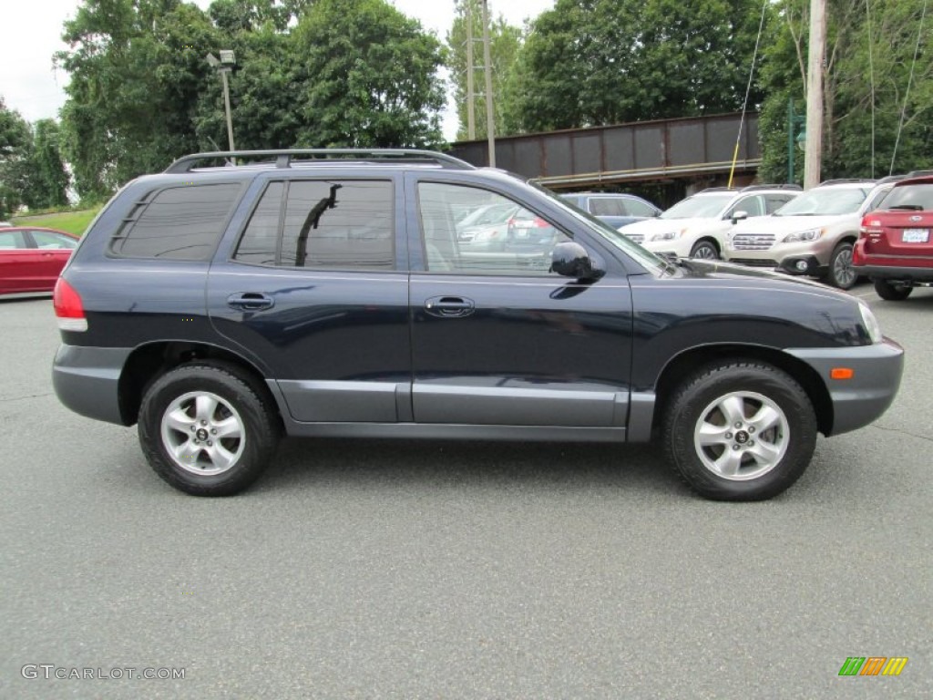 2005 Santa Fe GLS - Moonlit Blue / Gray photo #5