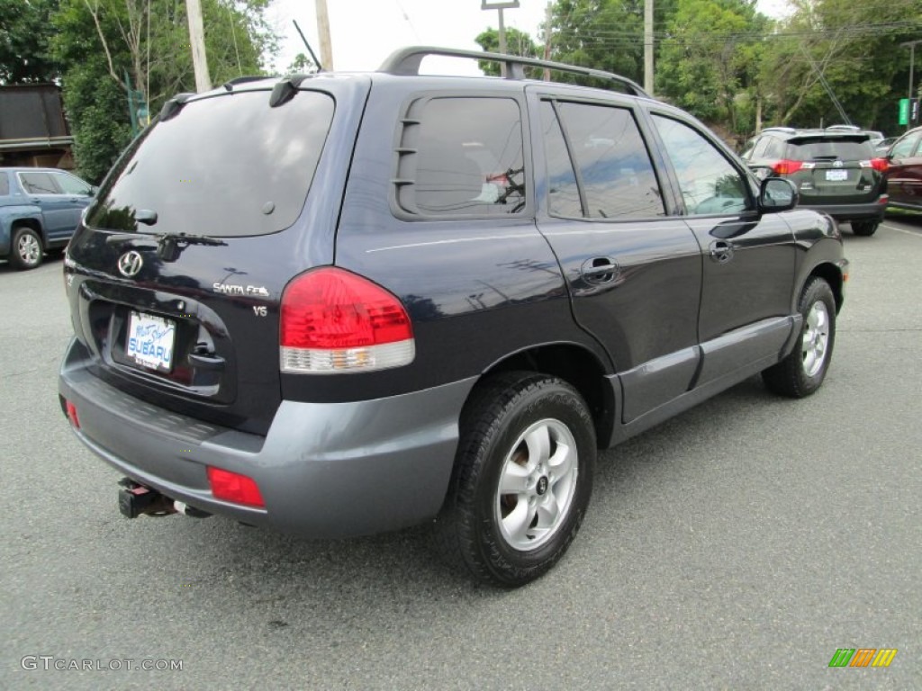 2005 Santa Fe GLS - Moonlit Blue / Gray photo #6