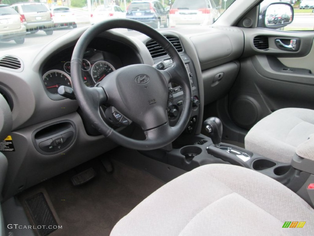 2005 Santa Fe GLS - Moonlit Blue / Gray photo #10